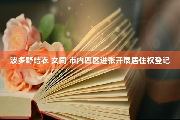 波多野结衣 女同 市内四区进张开展居住权登记