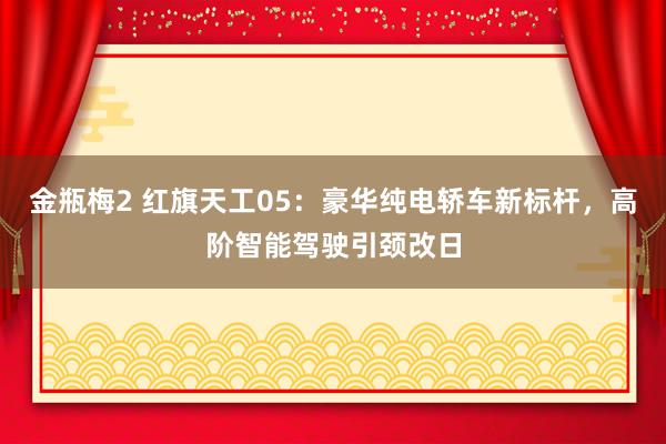 金瓶梅2 红旗天工05：豪华纯电轿车新标杆，高阶智能驾驶引颈改日