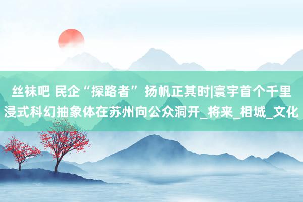 丝袜吧 民企“探路者” 扬帆正其时|寰宇首个千里浸式科幻抽象体在苏州向公众洞开_将来_相城_文化
