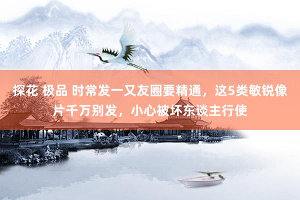 探花 极品 时常发一又友圈要精通，这5类敏锐像片千万别发，小心被坏东谈主行使