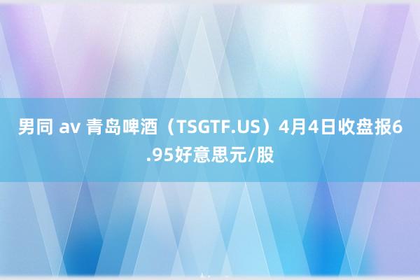 男同 av 青岛啤酒（TSGTF.US）4月4日收盘报6.95好意思元/股