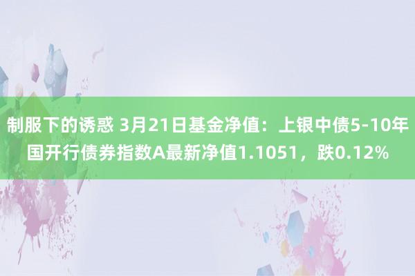制服下的诱惑 3月21日基金净值：上银中债5-10年国开行债券指数A最新净值1.1051，跌0.12%
