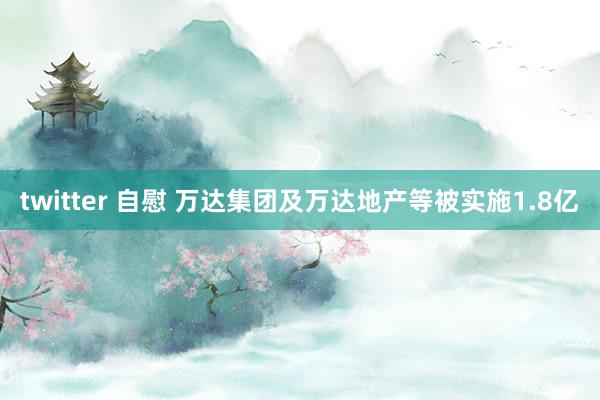 twitter 自慰 万达集团及万达地产等被实施1.8亿