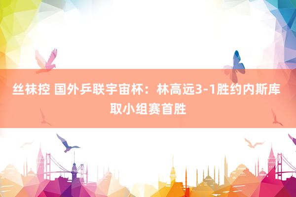 丝袜控 国外乒联宇宙杯：林高远3-1胜约内斯库 取小组赛首胜