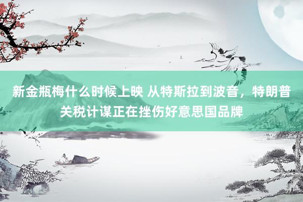 新金瓶梅什么时候上映 从特斯拉到波音，特朗普关税计谋正在挫伤好意思国品牌