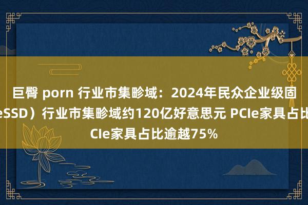 巨臀 porn 行业市集畛域：2024年民众企业级固态硬盘（eSSD）行业市集畛域约120亿好意思元 PCIe家具占比逾越75%